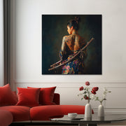 Samurai-Frau