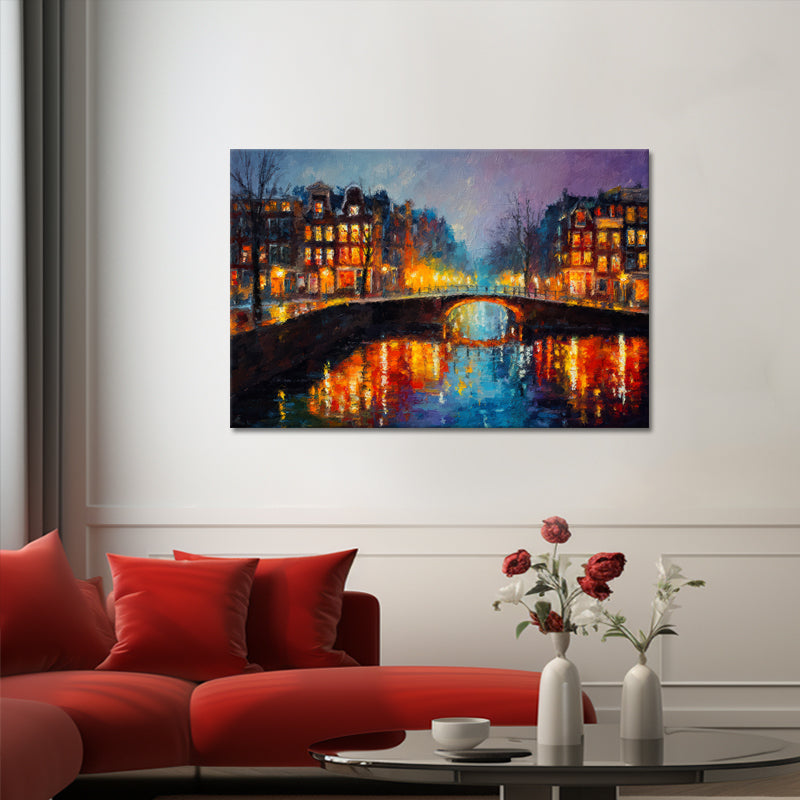 Amsterdamse Gracht bij Nacht