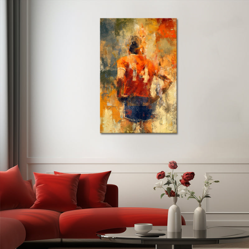 Johan Cruyff 14 - abstrakt