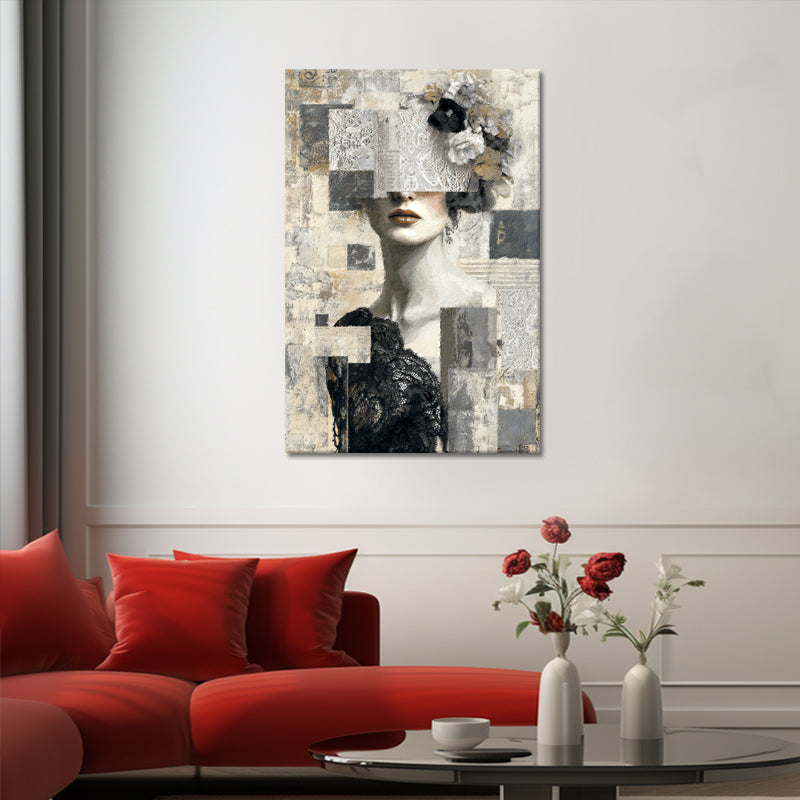 Mixed-Media-Porträt