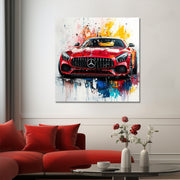 Rode Mercedes-AMG GT