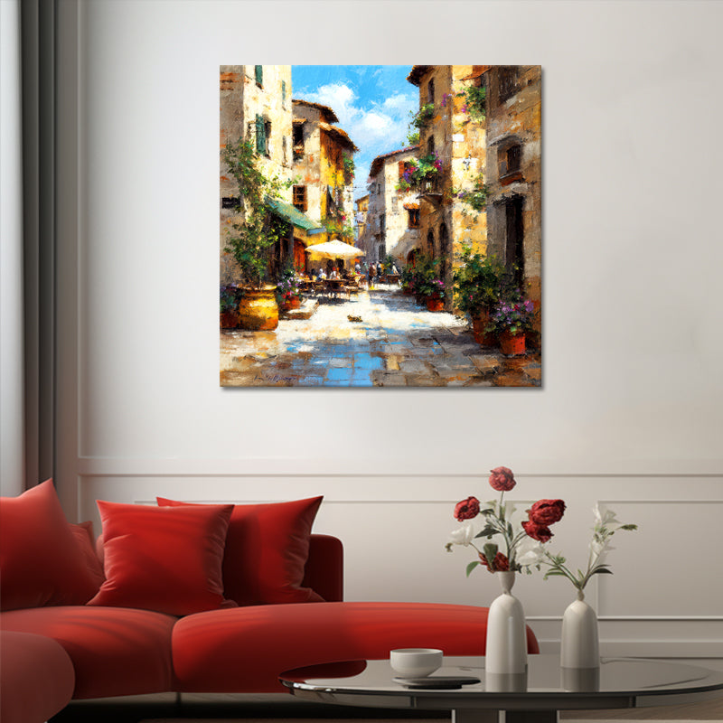 Warme italienische Gasse