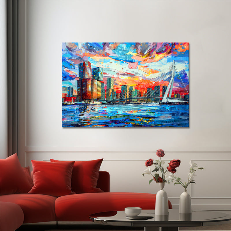 Kunstwerk von Rotterdam