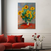 Sonnenblumenstrauß – Monet