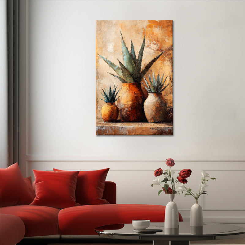 Vazen met Agave