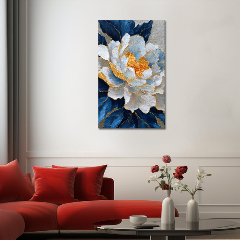 Expressieve Pioen Schilderij