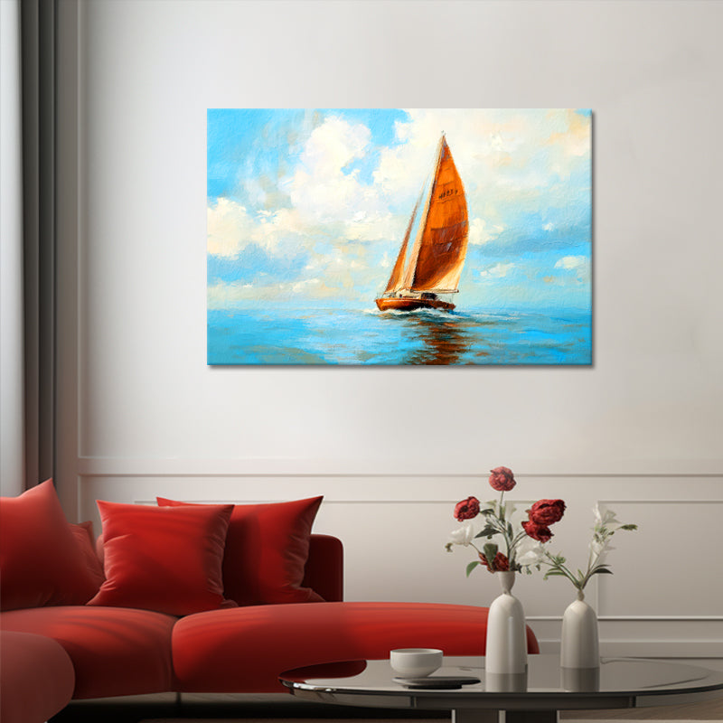 Zeilboot op Zee