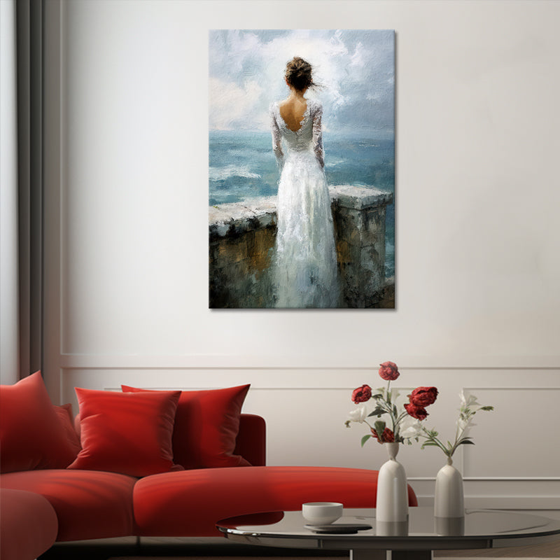 Vrouw aan Zee