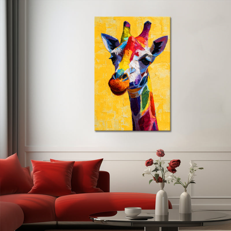 Giraffe in kleur