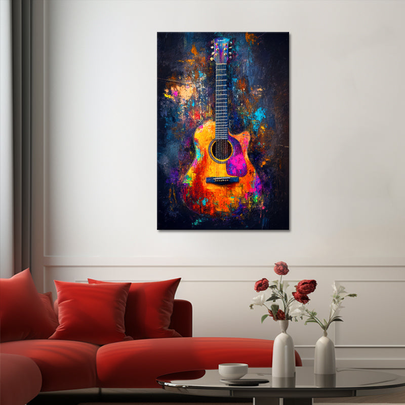 Gekleurde Gitaar II