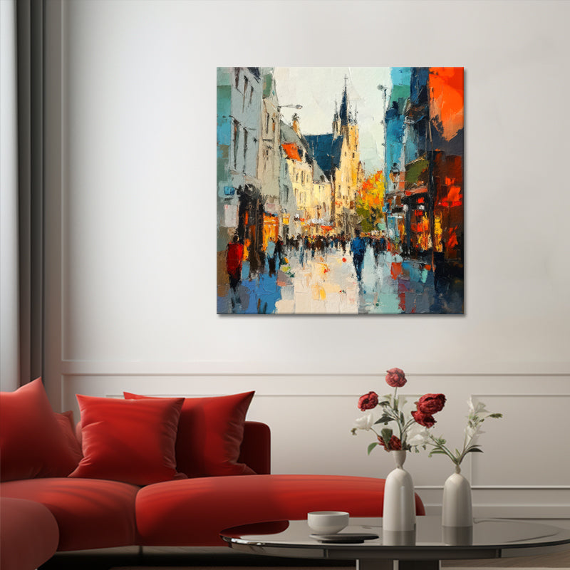 Kunstwerk Stadtansicht Maastricht