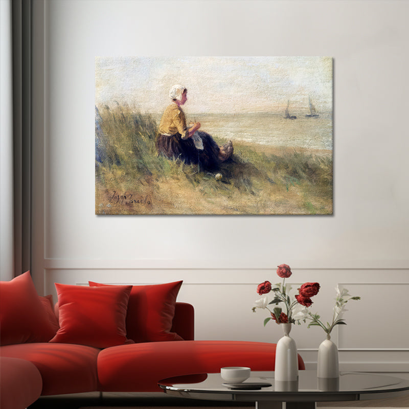 Vrouw Aan De Kust - Jozef Israels