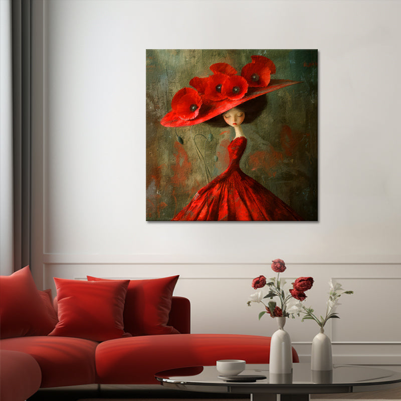 Mädchen mit Klatschmohn