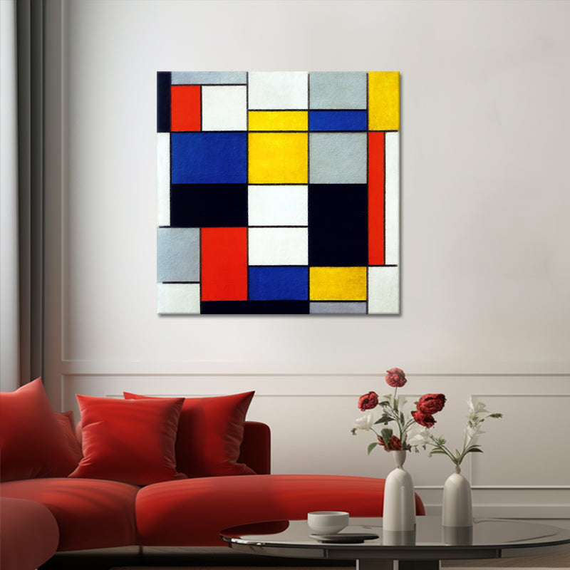 de 7 Kleurcontrasten II - Piet Mondriaan