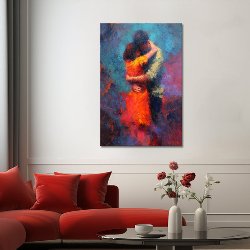 Man en Vrouw Abstract