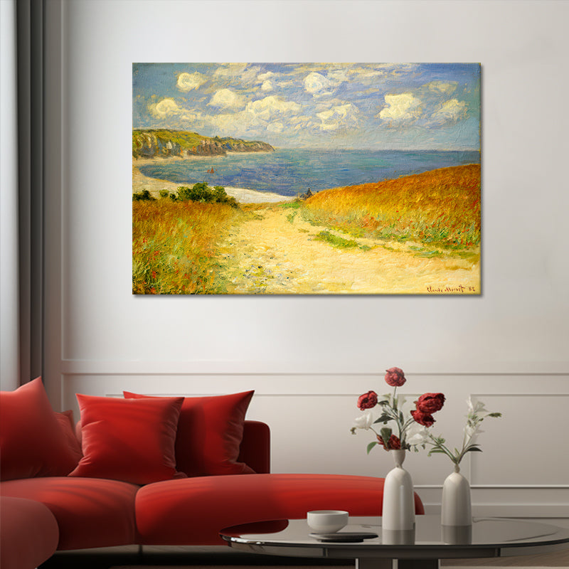Pfad durch die Kornfelder bei Pourville - Monet