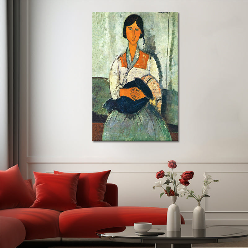 Zigeunerin mit Kind - Amedeo Modigliani