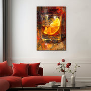 Whiskey Glas Abstract