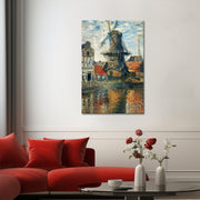 Die Windmühle in Amsterdam - Monet