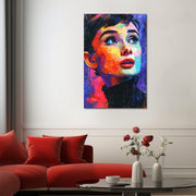 Schilderij Audrey Hepburn
