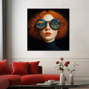 Schilderij Vrouw met Rood Haar