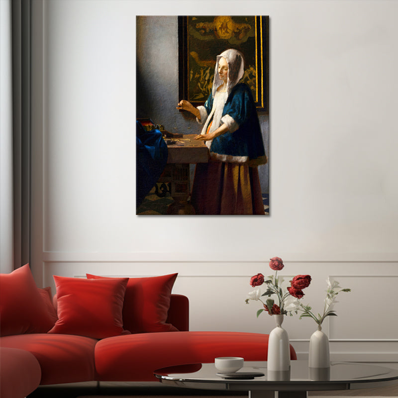 Vrouw met weegschaal - Johannes Vermeer