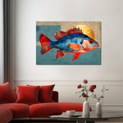 Abstraktes Fisch-Kunstwerk