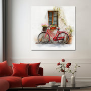 Fiets Met Bloemen Art II
