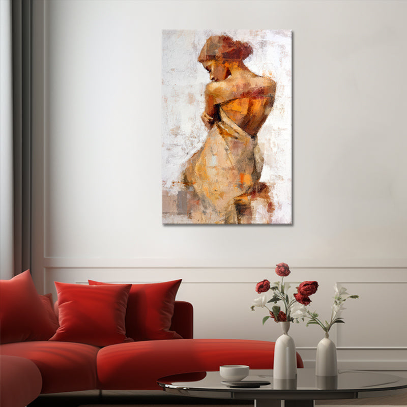 Sitzende Frau von hinten II
