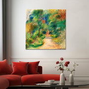 Two Figures On A Path - Pierre Auguste Renoir