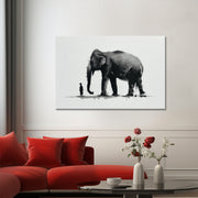 Junge mit Elefant II