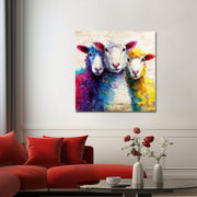 Bunte Schafe