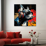 Dog graffit art