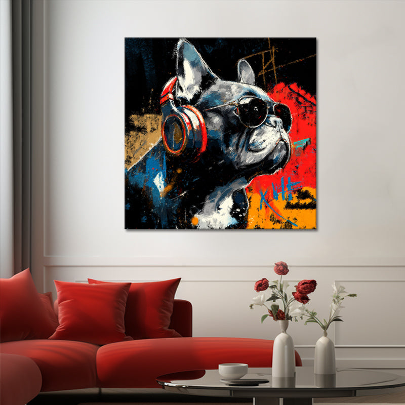Dog graffit art
