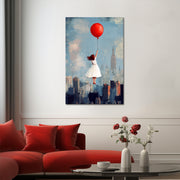Mädchen mit Ballon Gemälde I