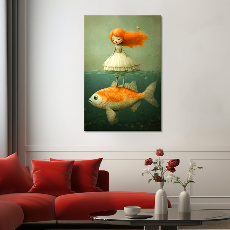Mädchen mit Goldfisch III