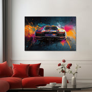 Lamborghini Aventador schilderij