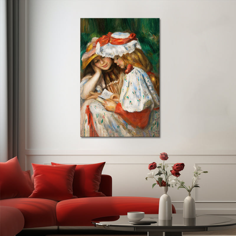 Zwei lesende Mädchen - August Renoir