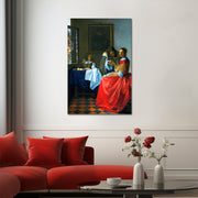 Dame und zwei Herren - Johannes Vermeer