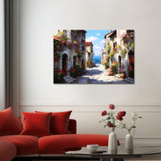 Sommerliches italienisches Dorf