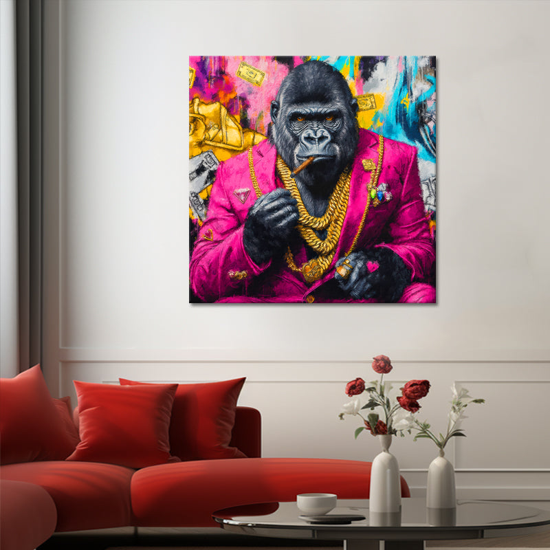 Stilvoller Gorilla