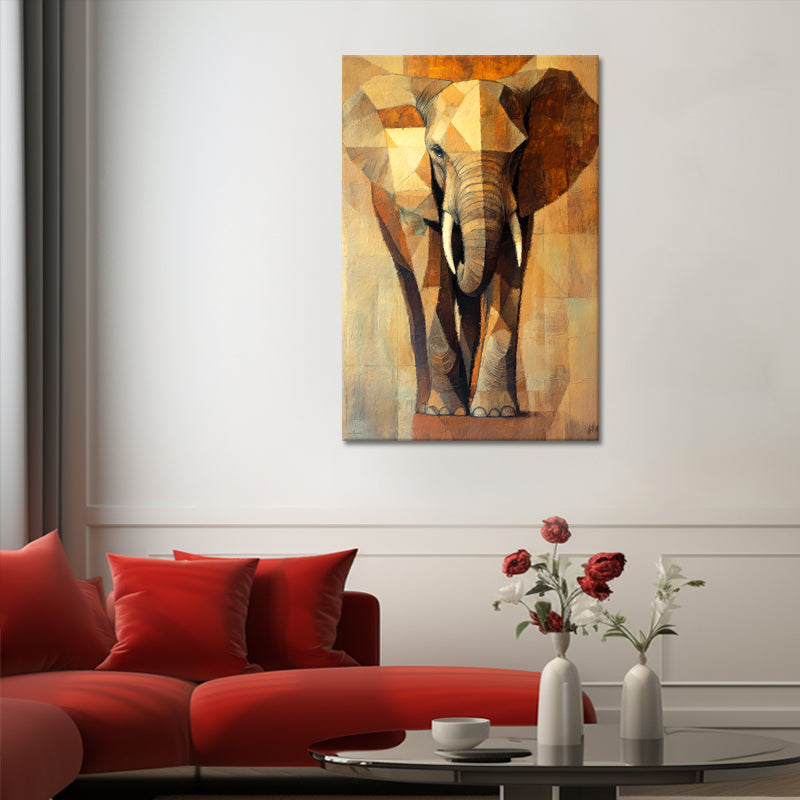 Olifant in kubisme II
