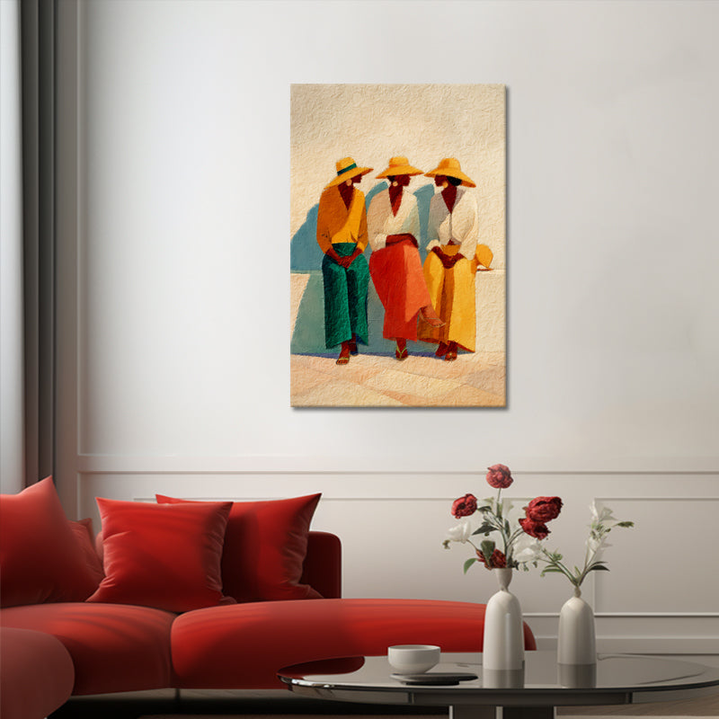 Drie Zittende Vrouwen I
