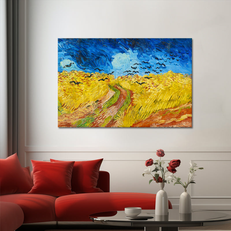 Weizenfeld mit Krähen - Van Gogh