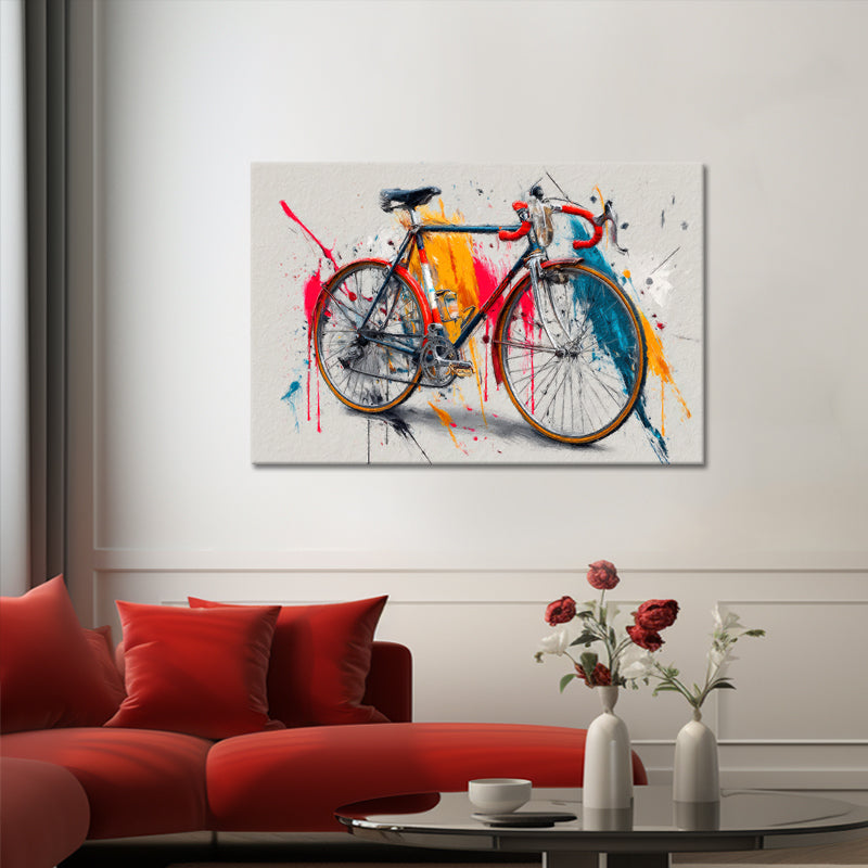 Oude Racefiets in Kleur