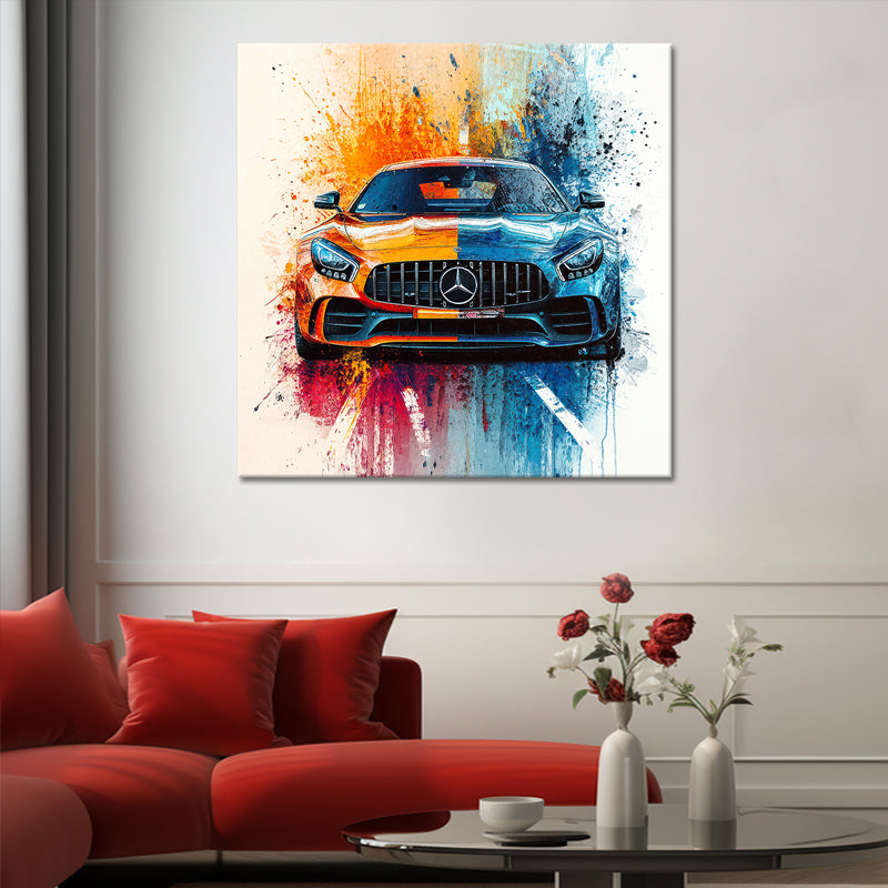 Mercedes-AMG GT schilderij