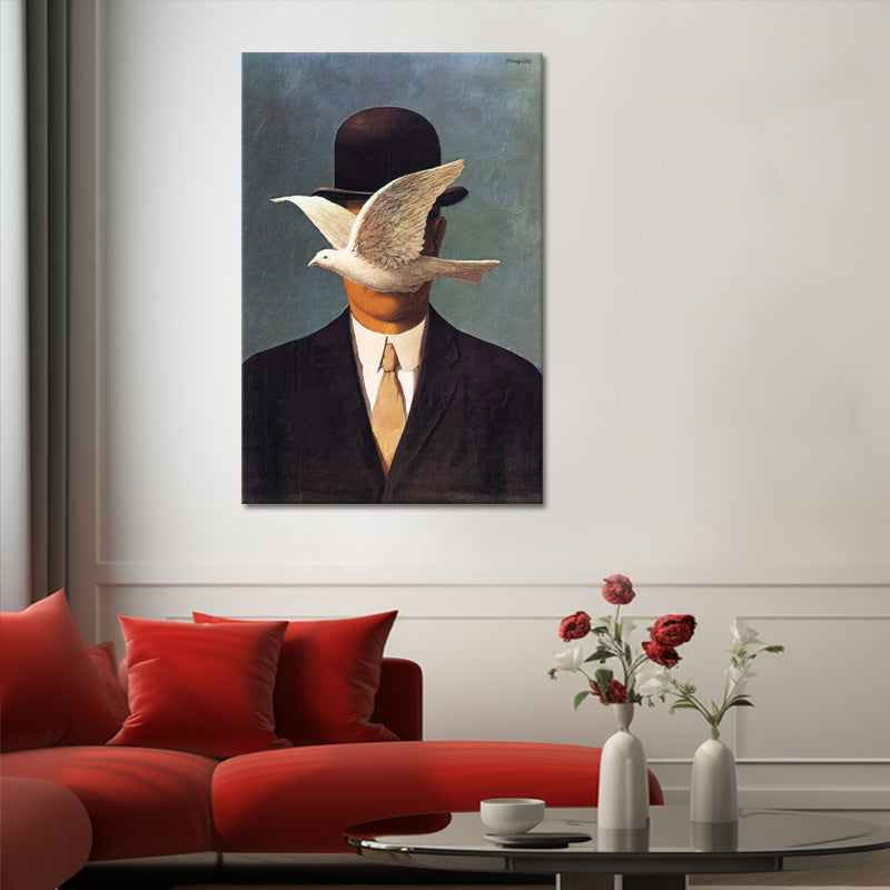 Mann mit Melone - René Magritte
