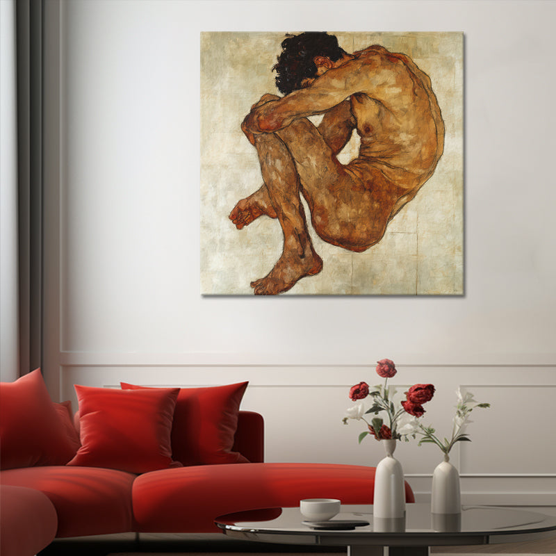 Einsamkeit II - Egon Schiele (Inspiration)