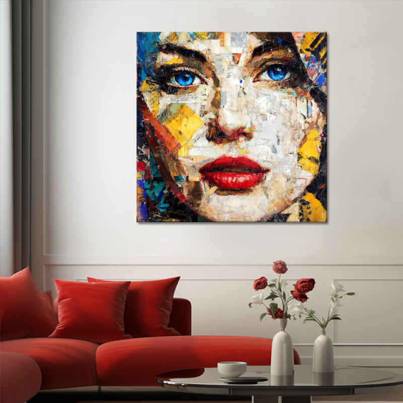 Vouwgezicht – Mixed Media