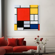 de 7 Kleurcontrasten - Piet Mondriaan